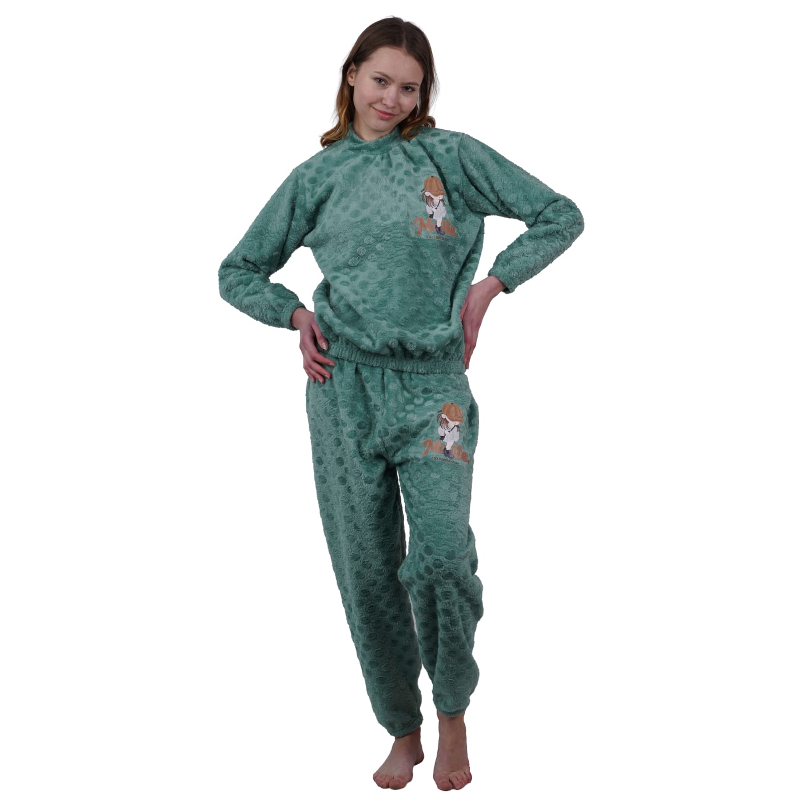 Night Suit — Teal Green — view 2